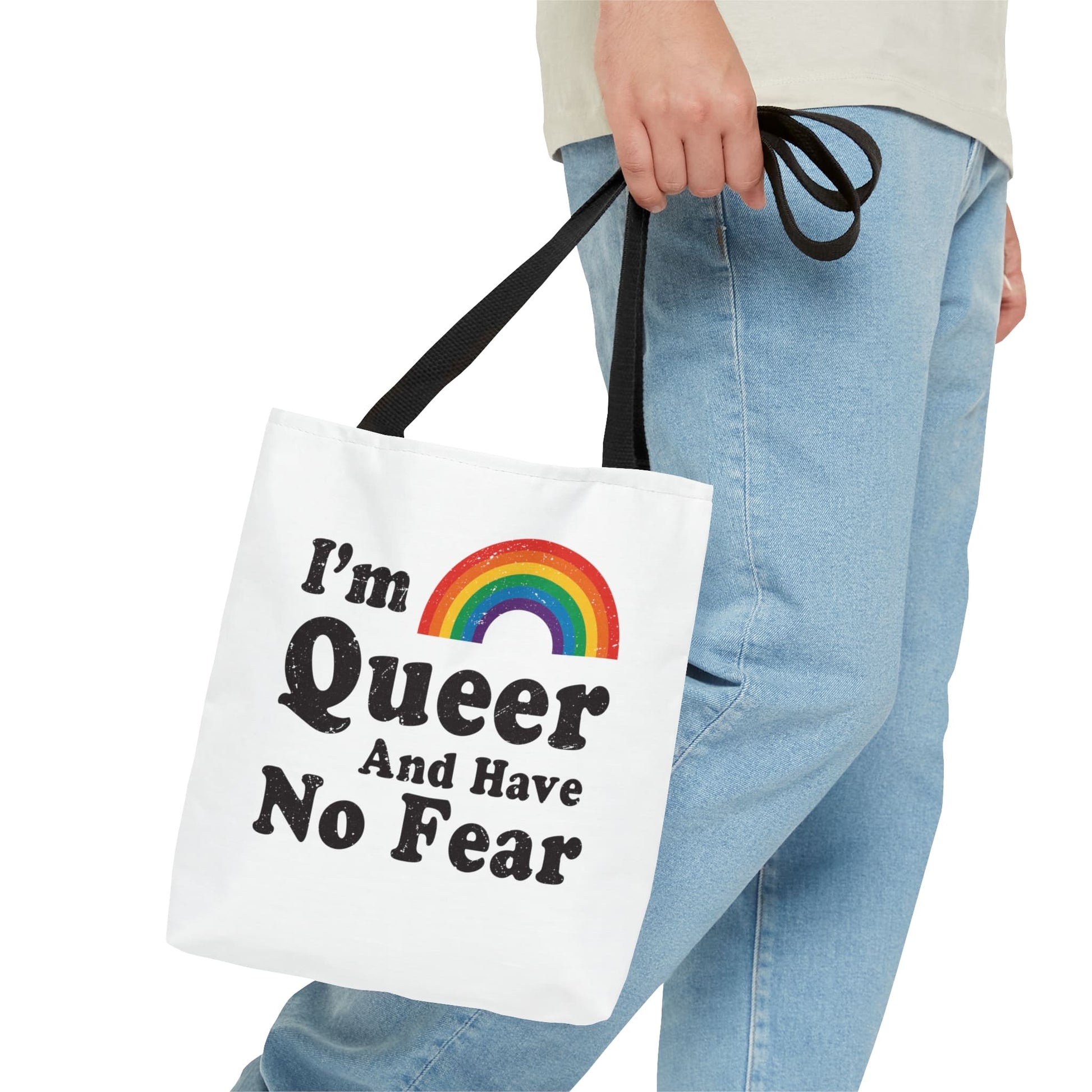 queer tote bag, funny LGBTQ bag, small