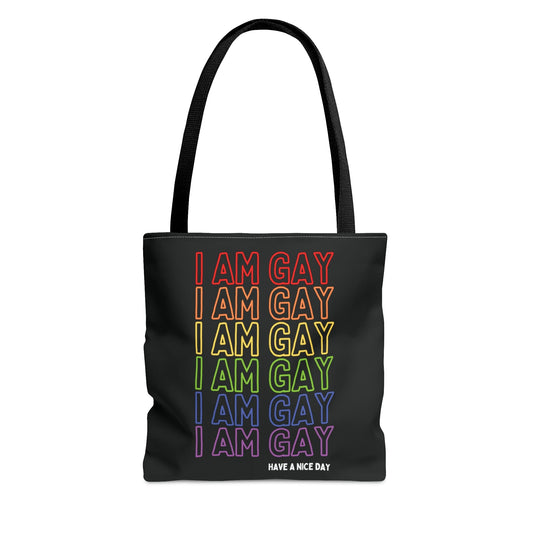 gay LGBT tote bag