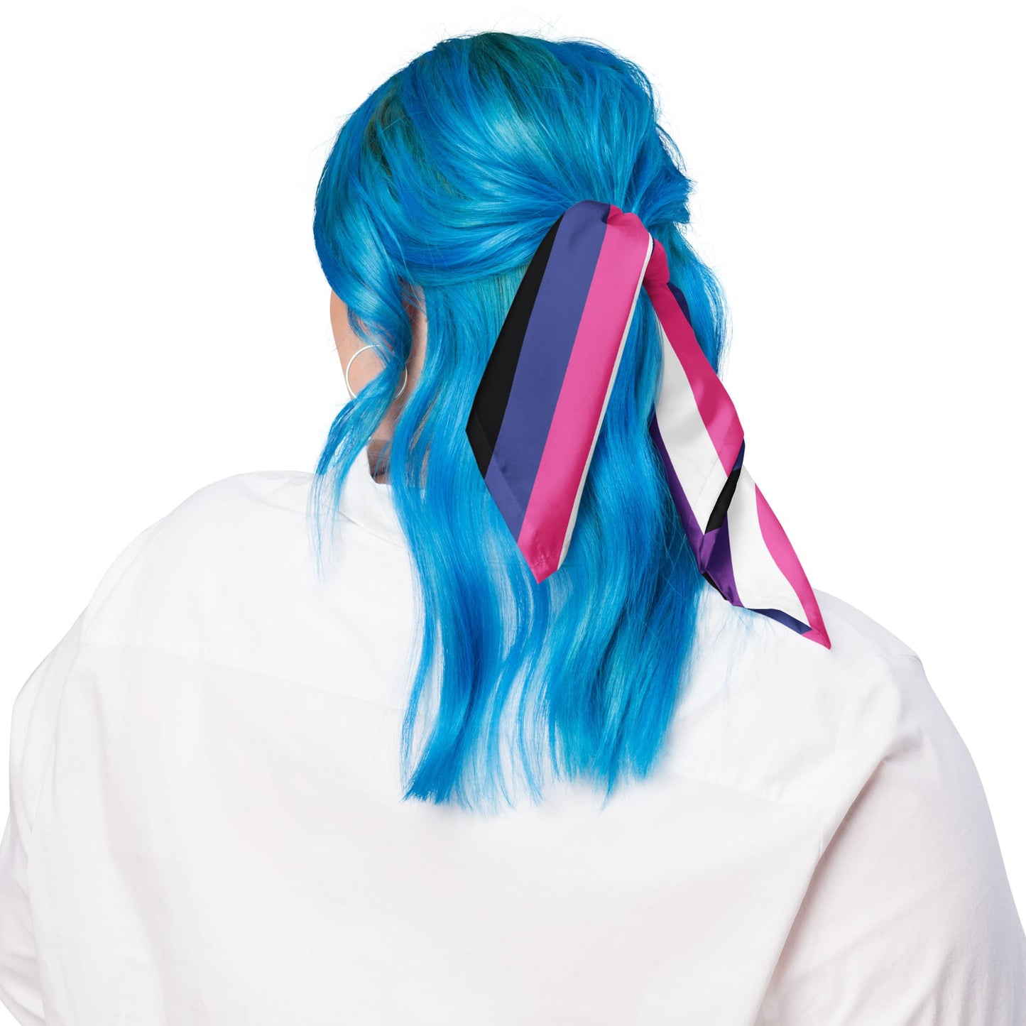 genderfluid bandana, as hair ribbon