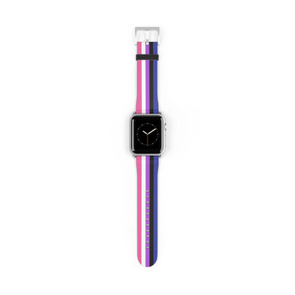 genderfluid watch band for Apple iwatch, silver