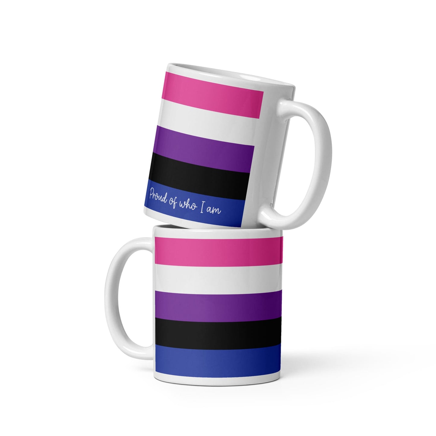 genderfluid coffee mug both sides