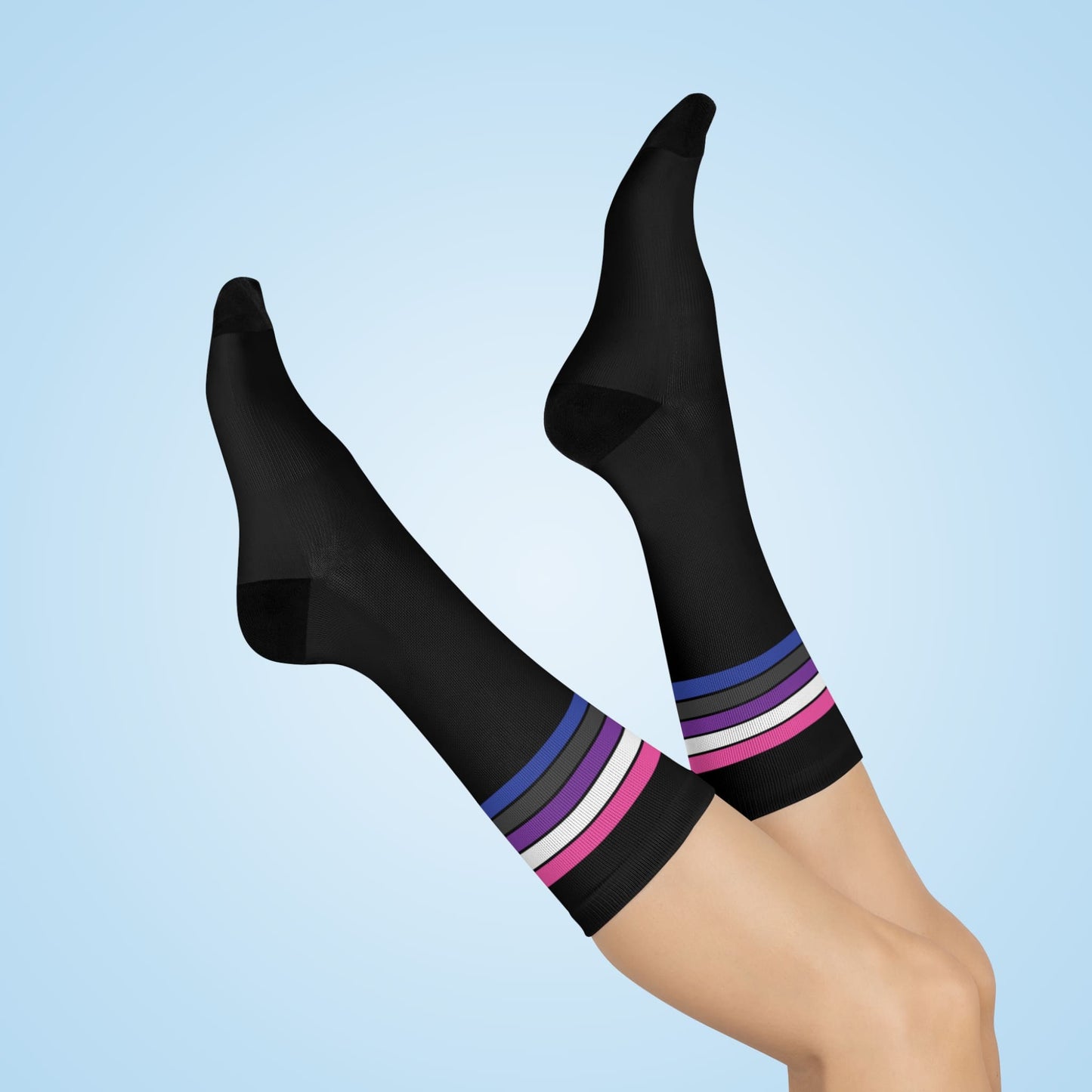 genderfluid socks, gender fluid pride flag, air