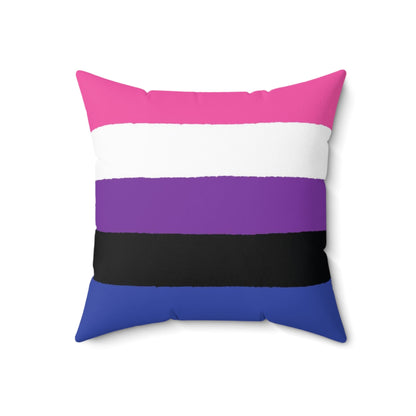 genderfluid pillow flatlay