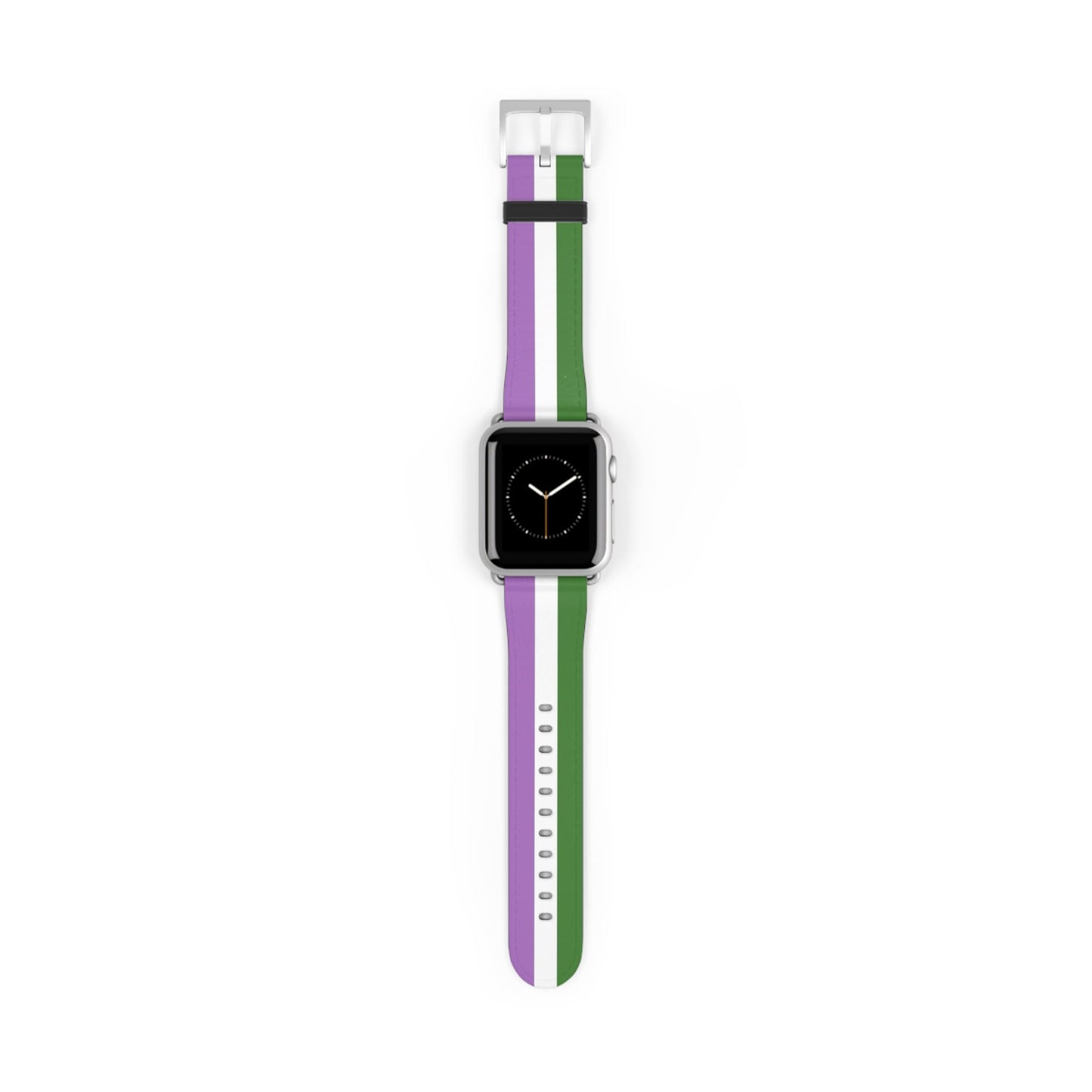 genderqueer watch band for Apple iwatch, silver