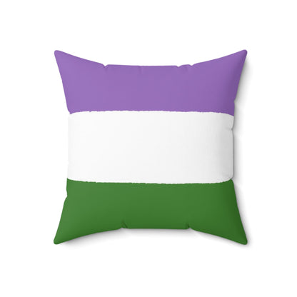 genderqueer pillow flatlay