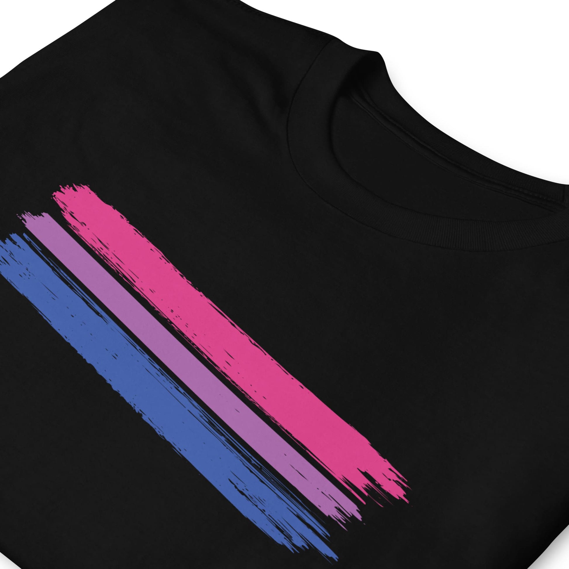 bisexual shirt, grunge bi flag tee, zoom