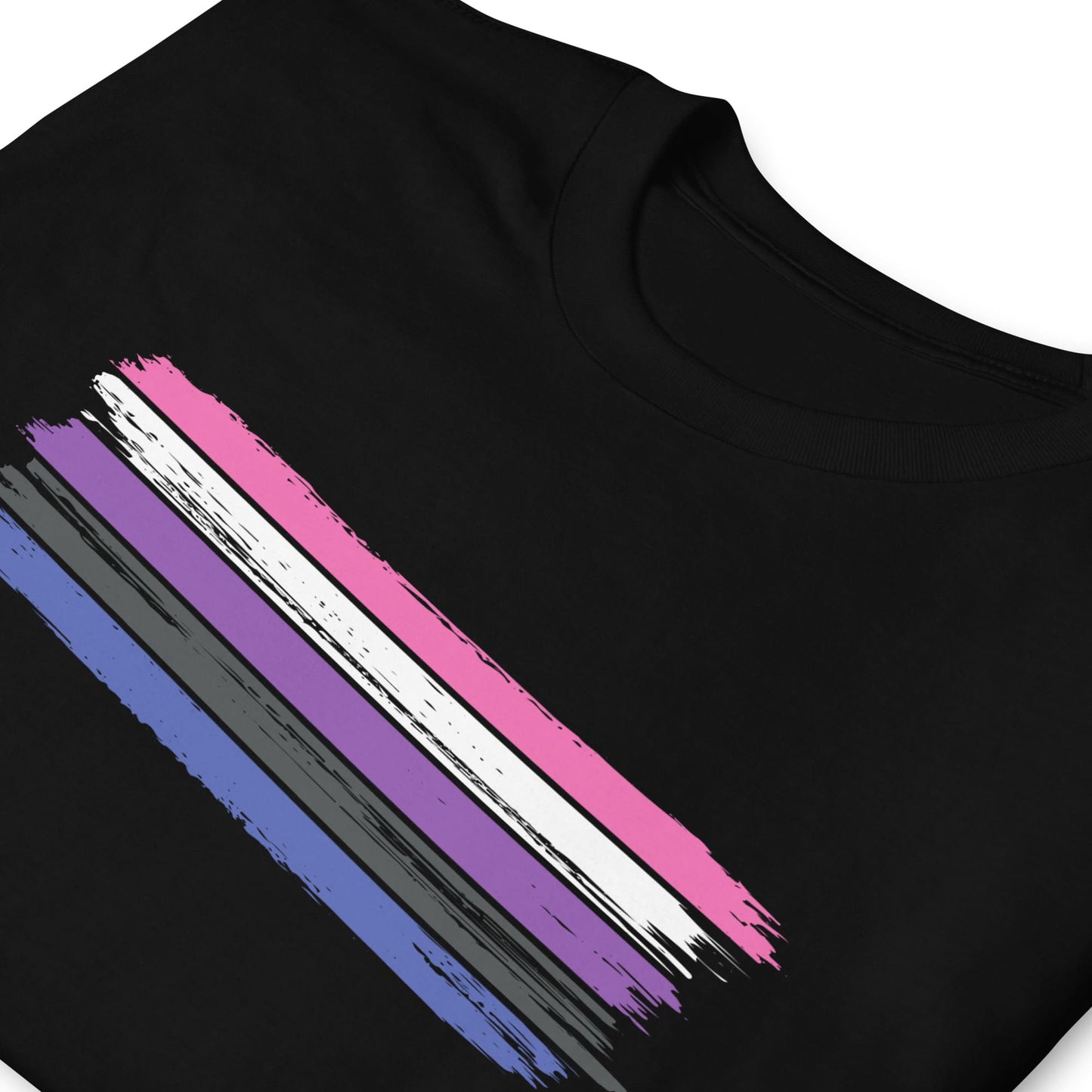 genderfluid shirt, grunge gender fluid flag tee, zoom