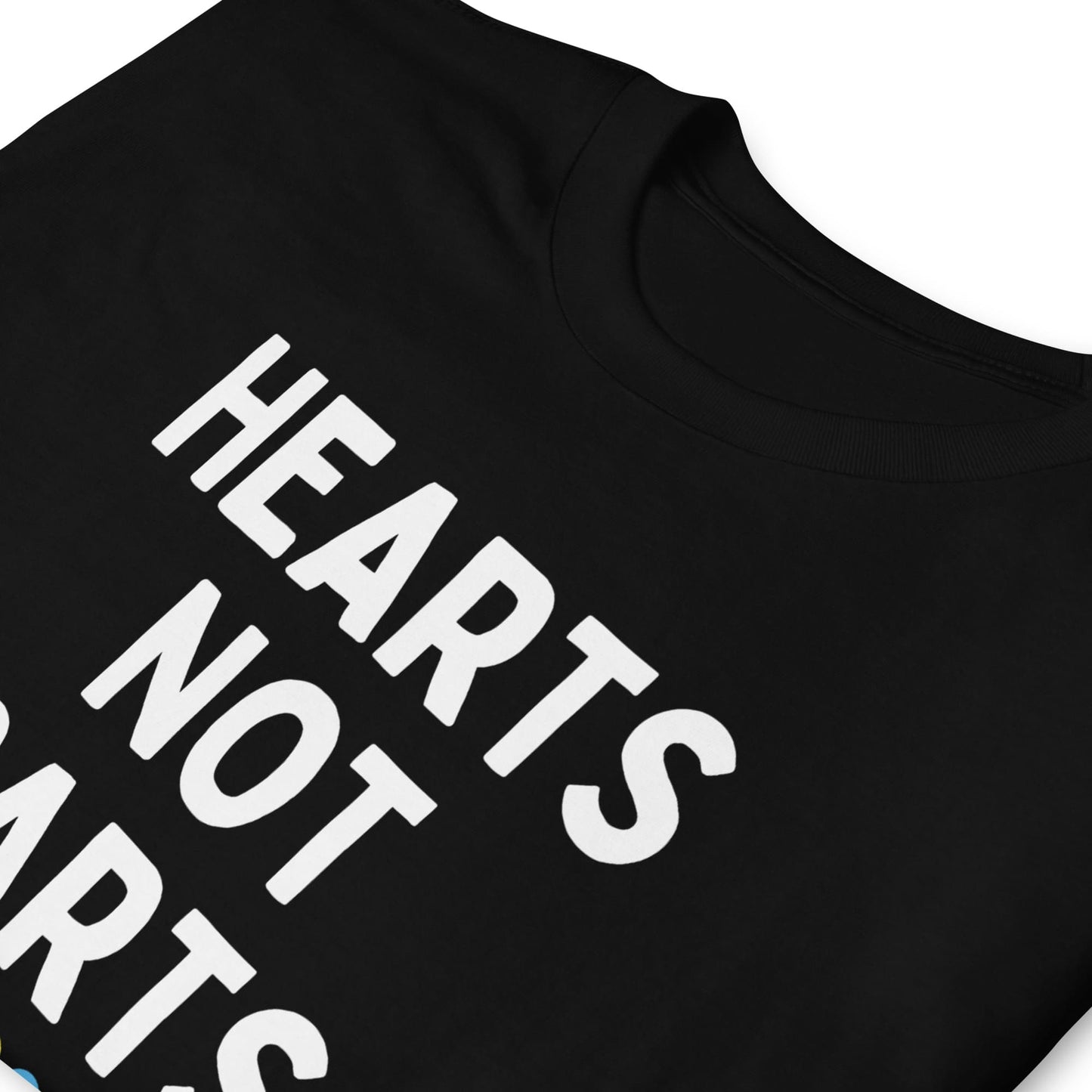 pansexual shirt, hearts not parts pan pride, zoom