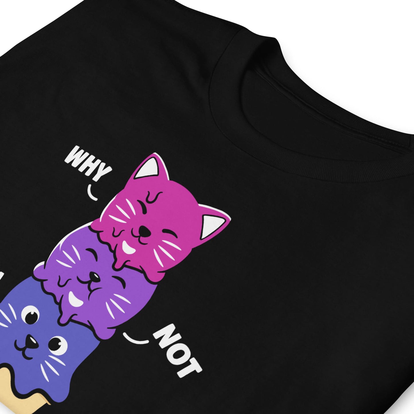 bisexual shirt, funny cute kawaii cats, zoom