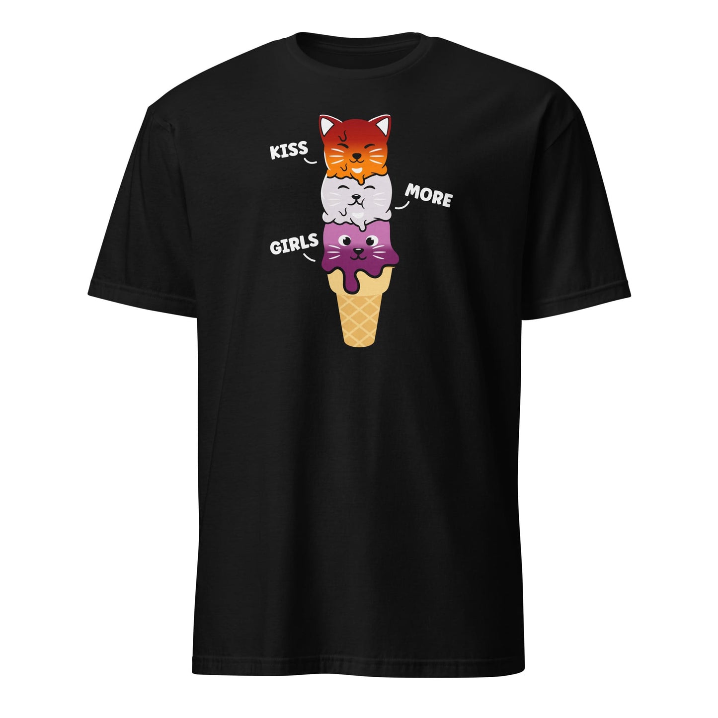 lesbian shirt, funny cute kawaii cats, hang
