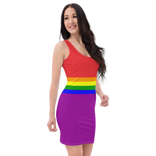 LGBT pride dress, right