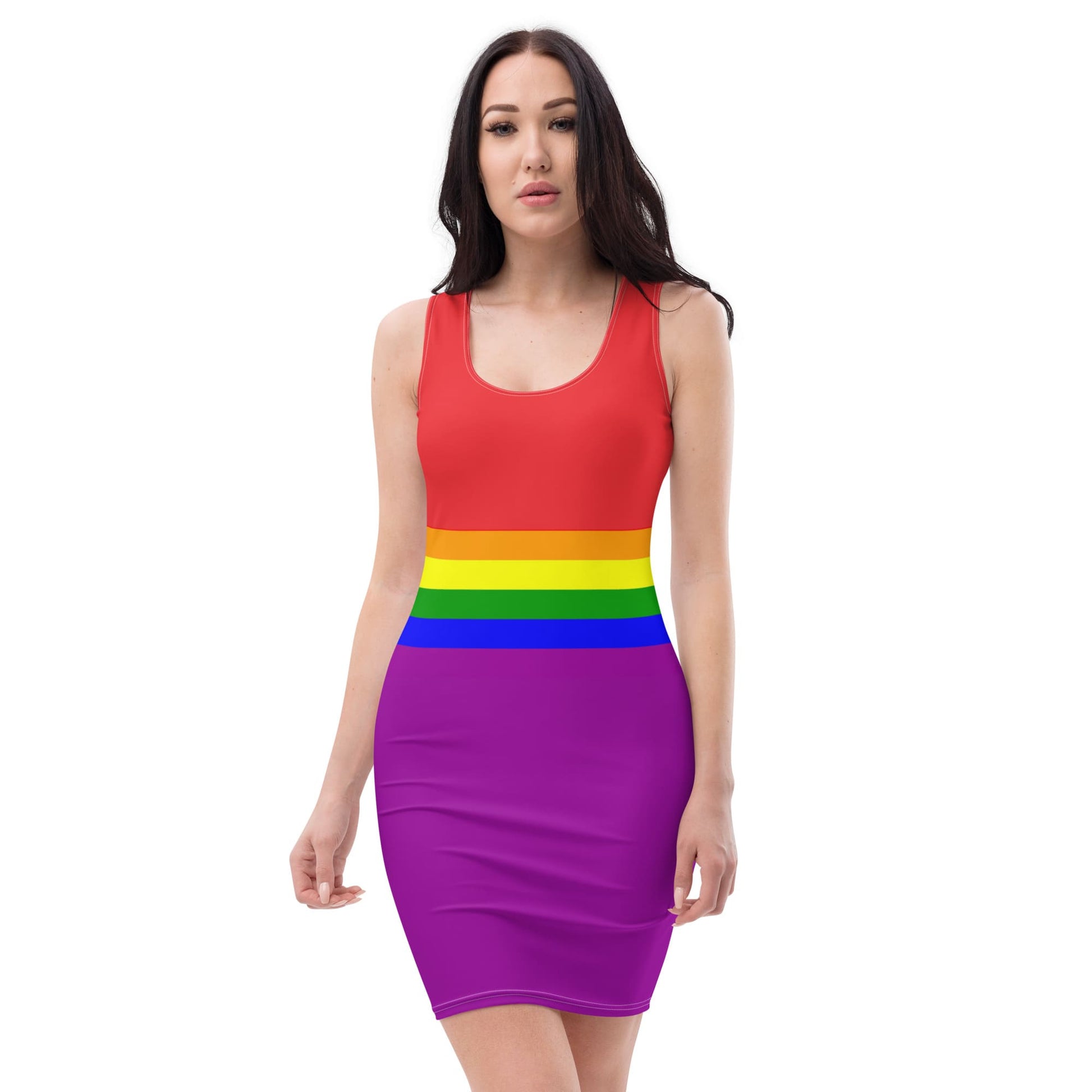 LGBT pride dress, front