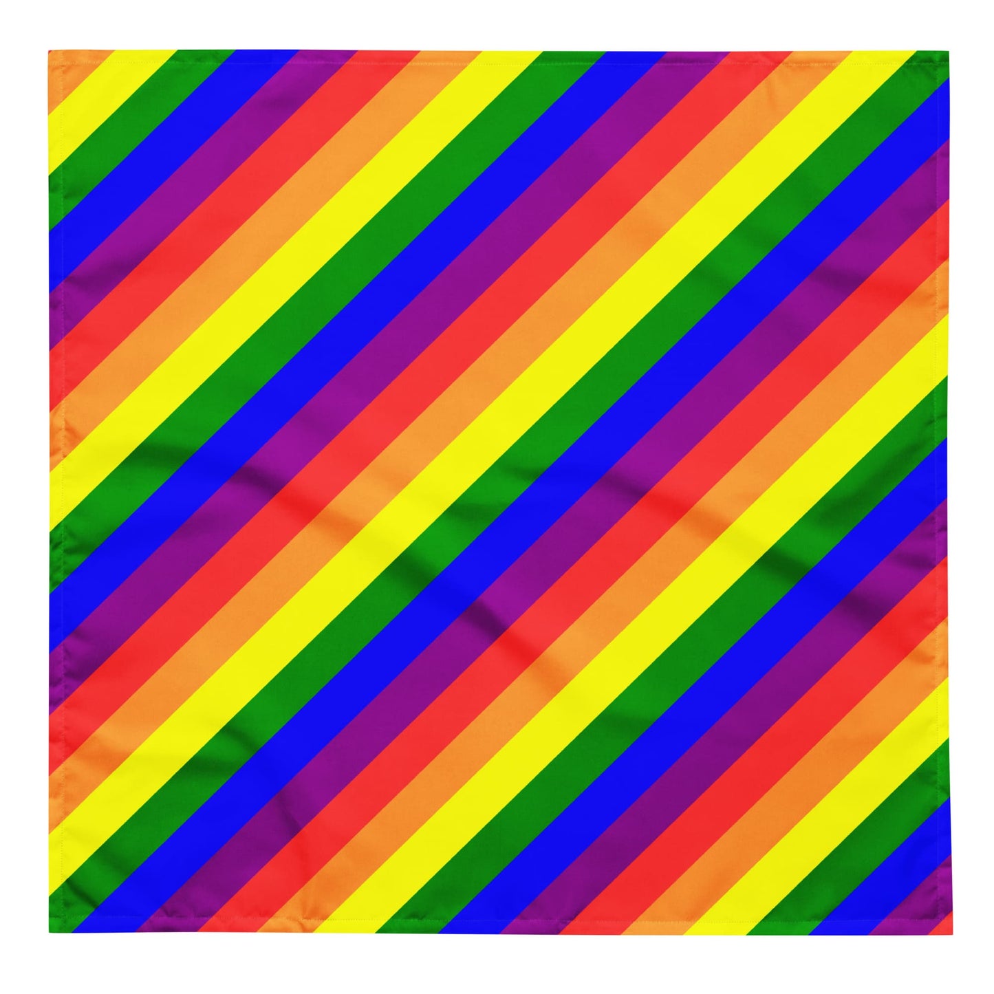 LGBT pride bandana, flatlay