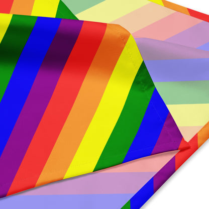 LGBT pride bandana, detail