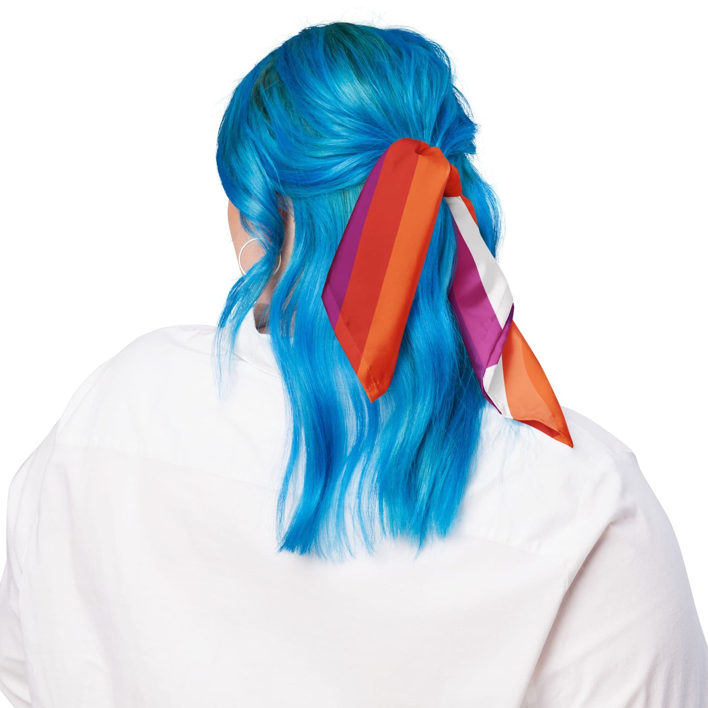 lesbian bandana, as hair ribbon