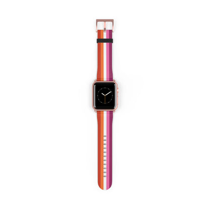 Lesbian watch band for Apple iwatch, rose gold