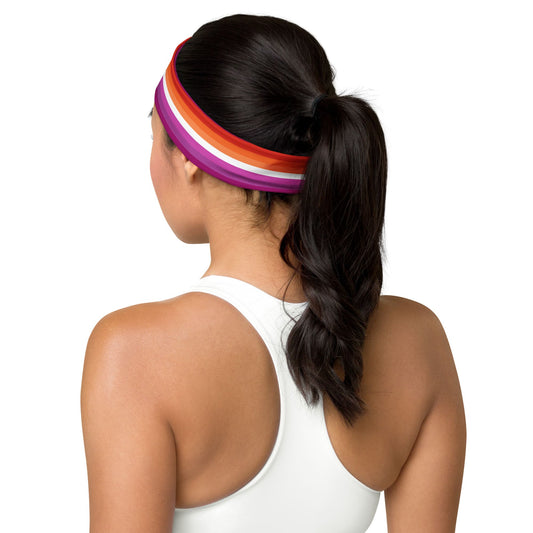 lesbian headband, in use