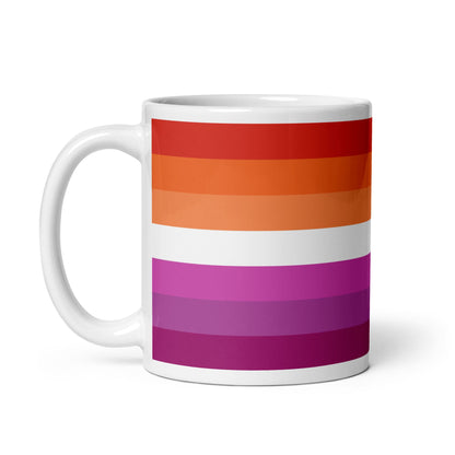 lesbian coffee mug left