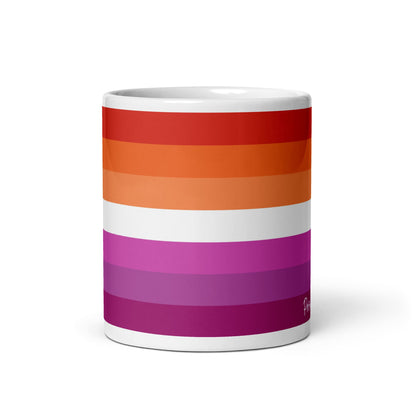 lesbian coffee mug middle