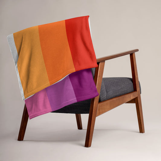 lesbian blanket on chair