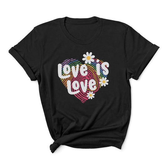 LGBT shirt, love is love pride tee, main