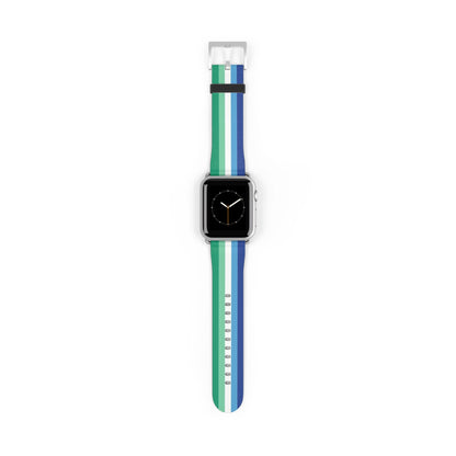 gay mlm watch band for Apple iwatch, silver