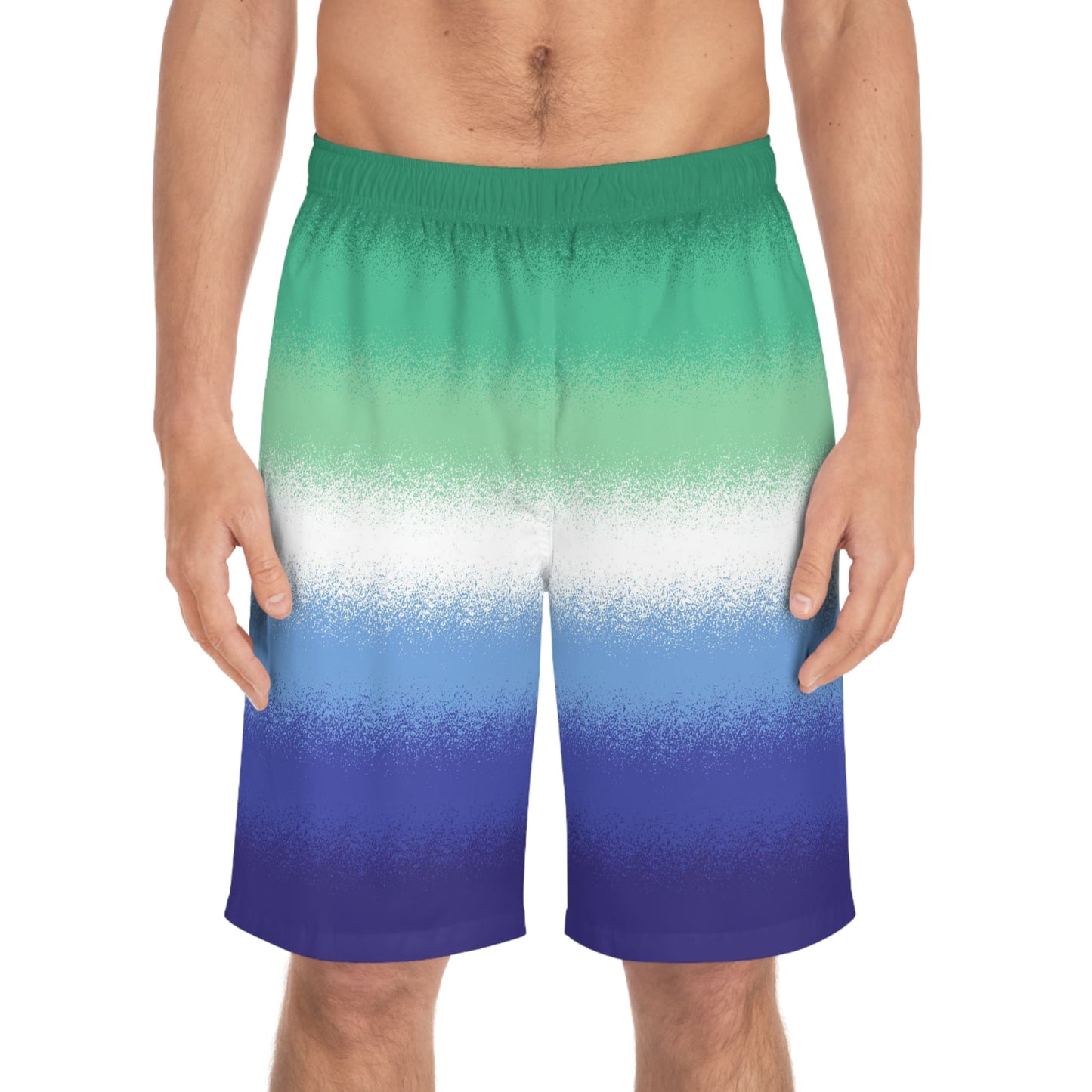 gay mlm swim shorts, front