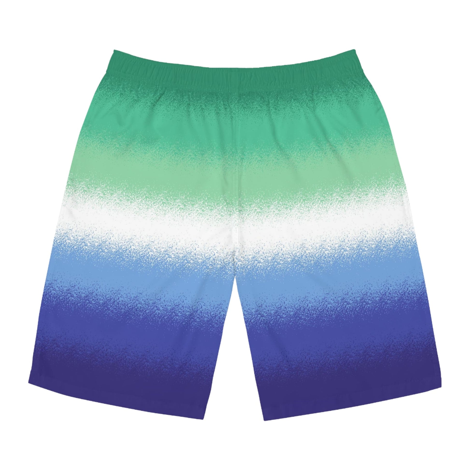 gay mlm swim shorts, flatlay