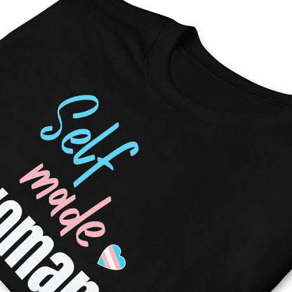 transgender mtf shirt, self made woman trans pride, zoom