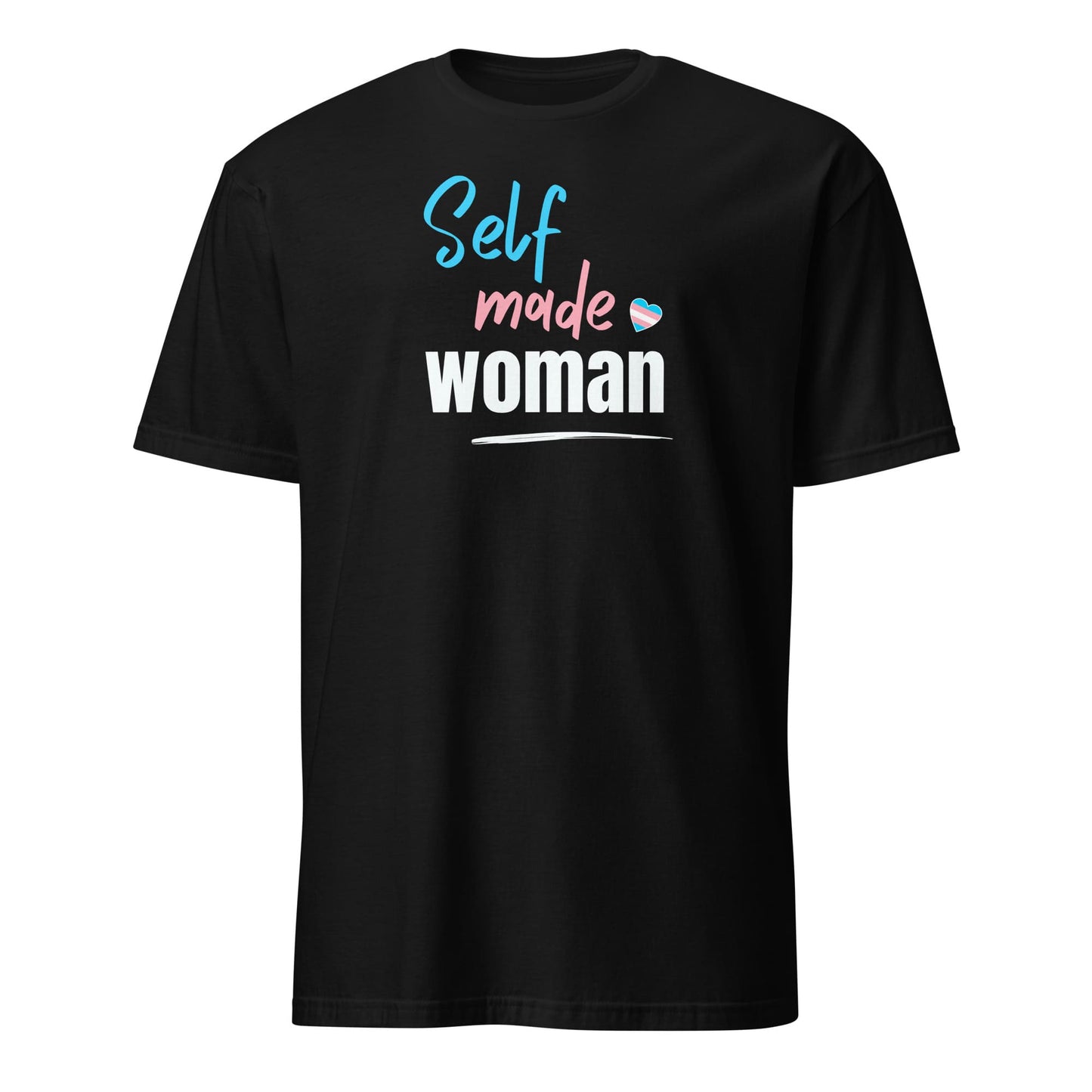 transgender mtf shirt, self made woman trans pride, hang
