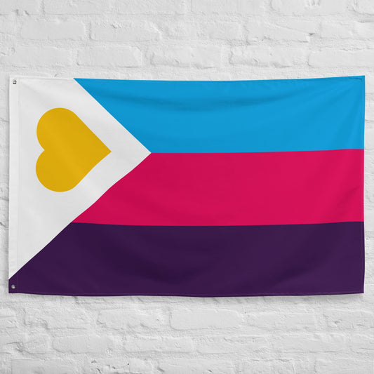 New polyamory flag wall tapestry