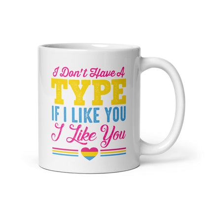 pansexual mug, funny pan pride coffee or tea cup
