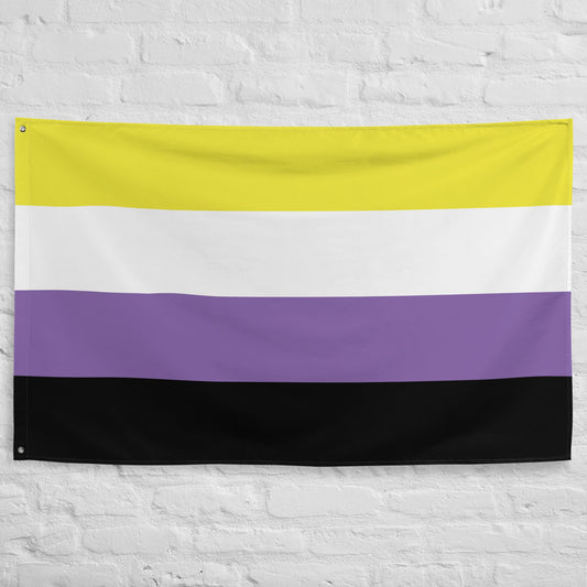 Nonbinary flag wall tapestry