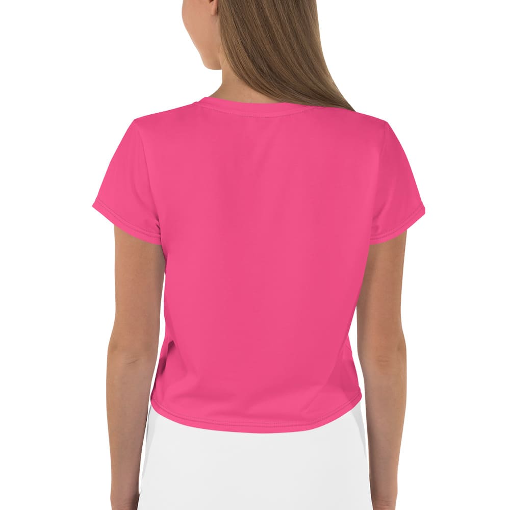 pansexual crop top, model 1 back