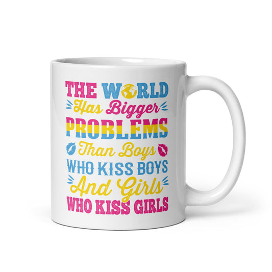 pansexual mug, statement pan pride coffee or tea cup