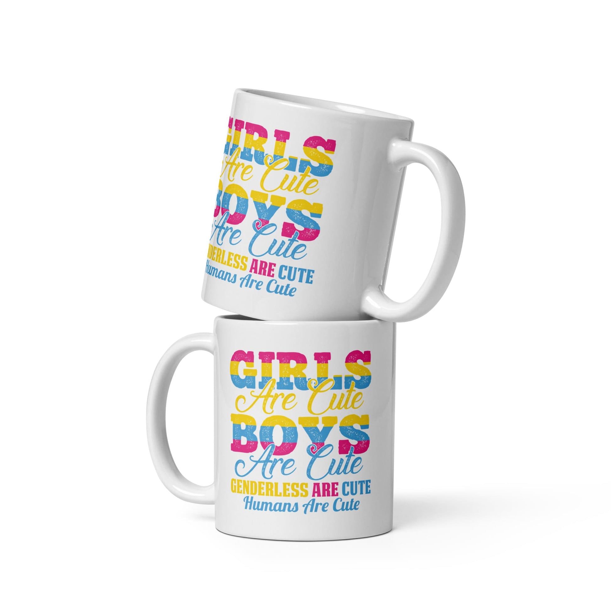 pansexual mug, funny pan pride coffee or tea cup both sides
