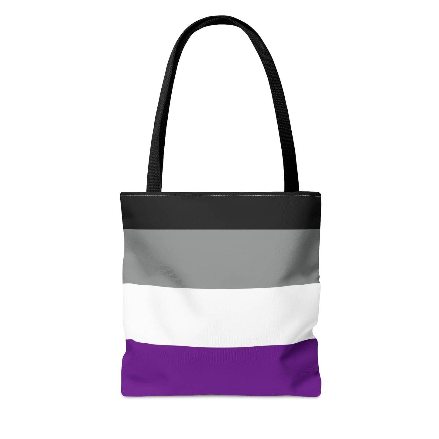 custom asexual tote bag, back