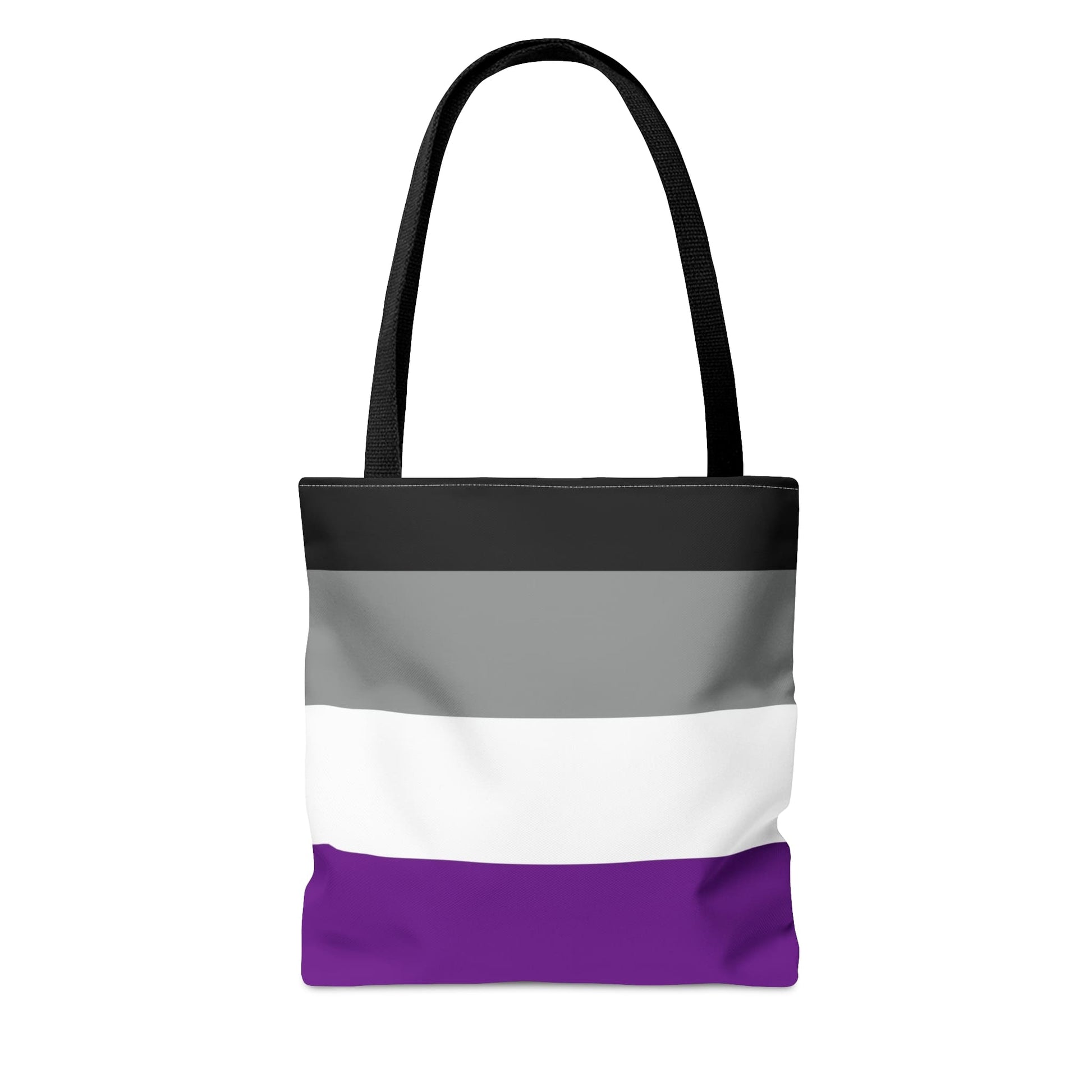 custom asexual tote bag, back