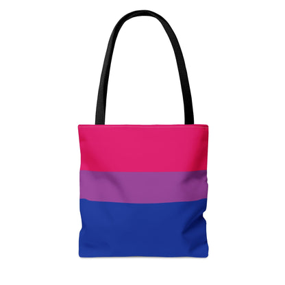 custom bisexual tote bag, back