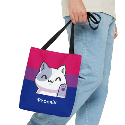 custom bisexual tote bag, small