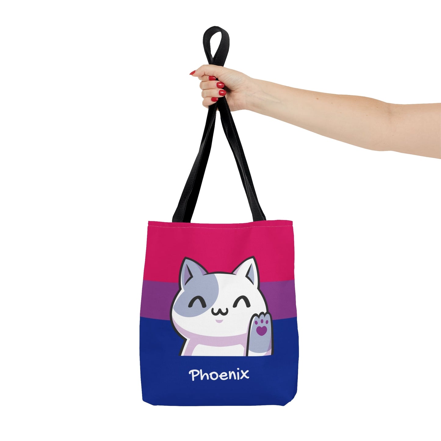 custom bisexual tote bag, small