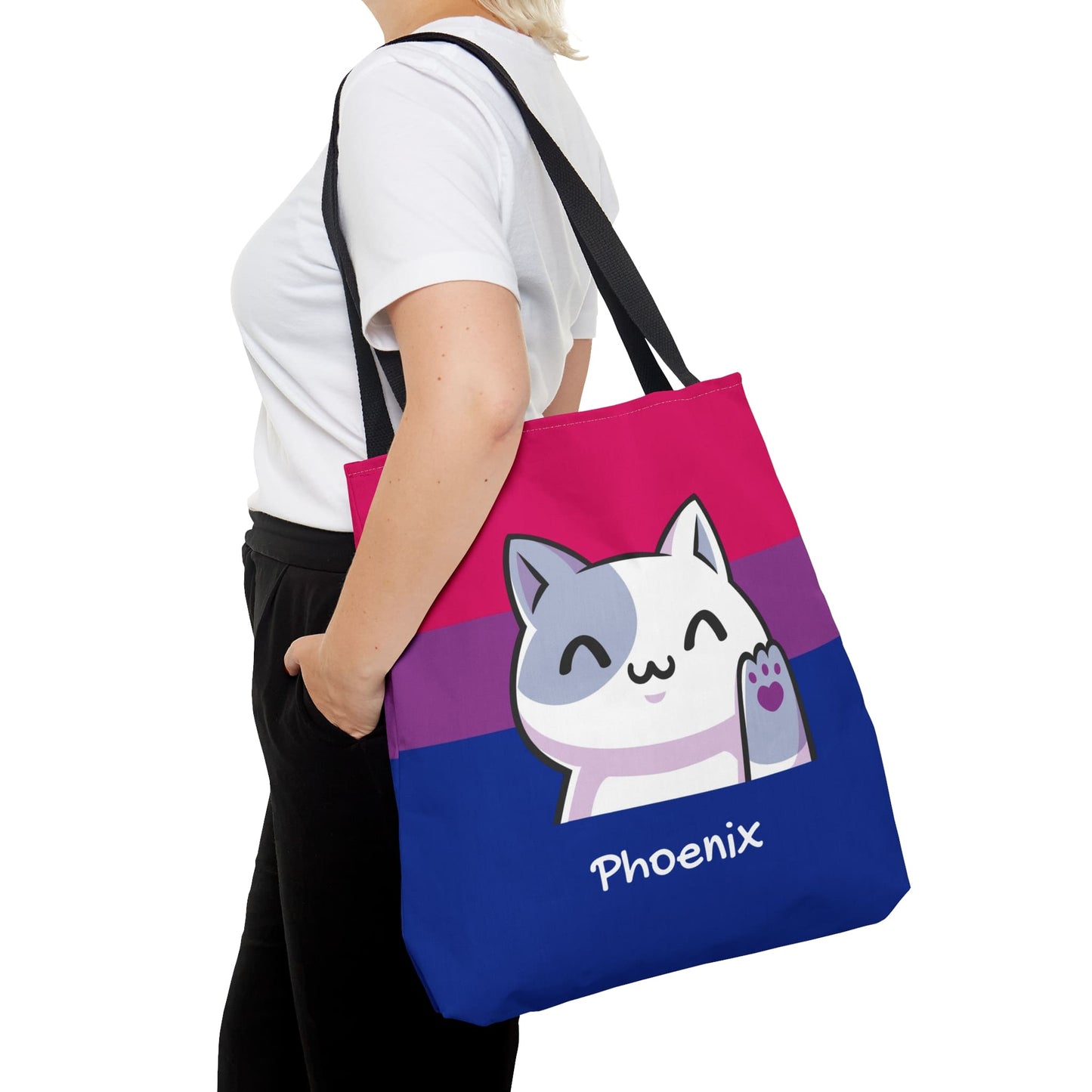 custom bisexual tote bag, large