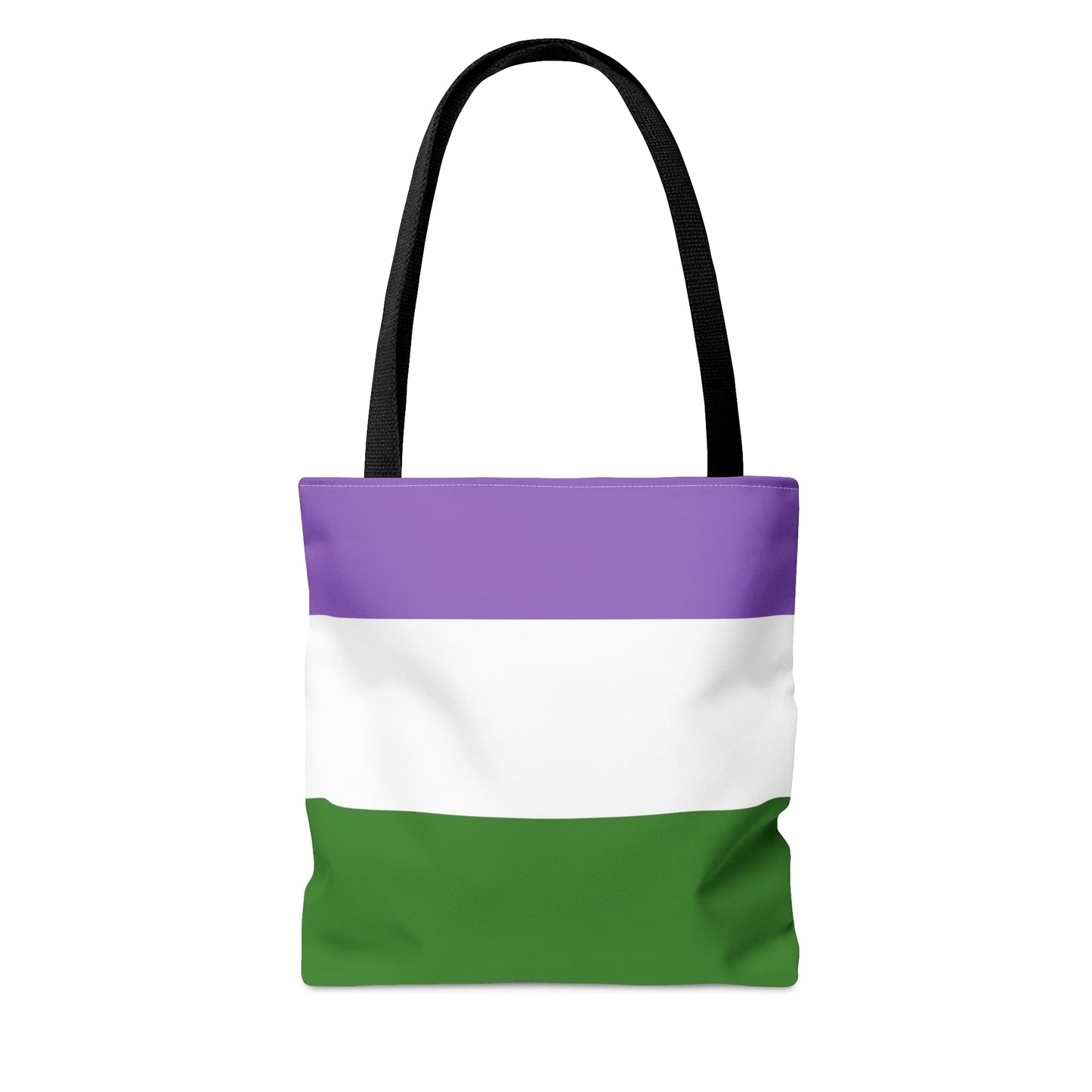 custom genderqueer tote bag, back