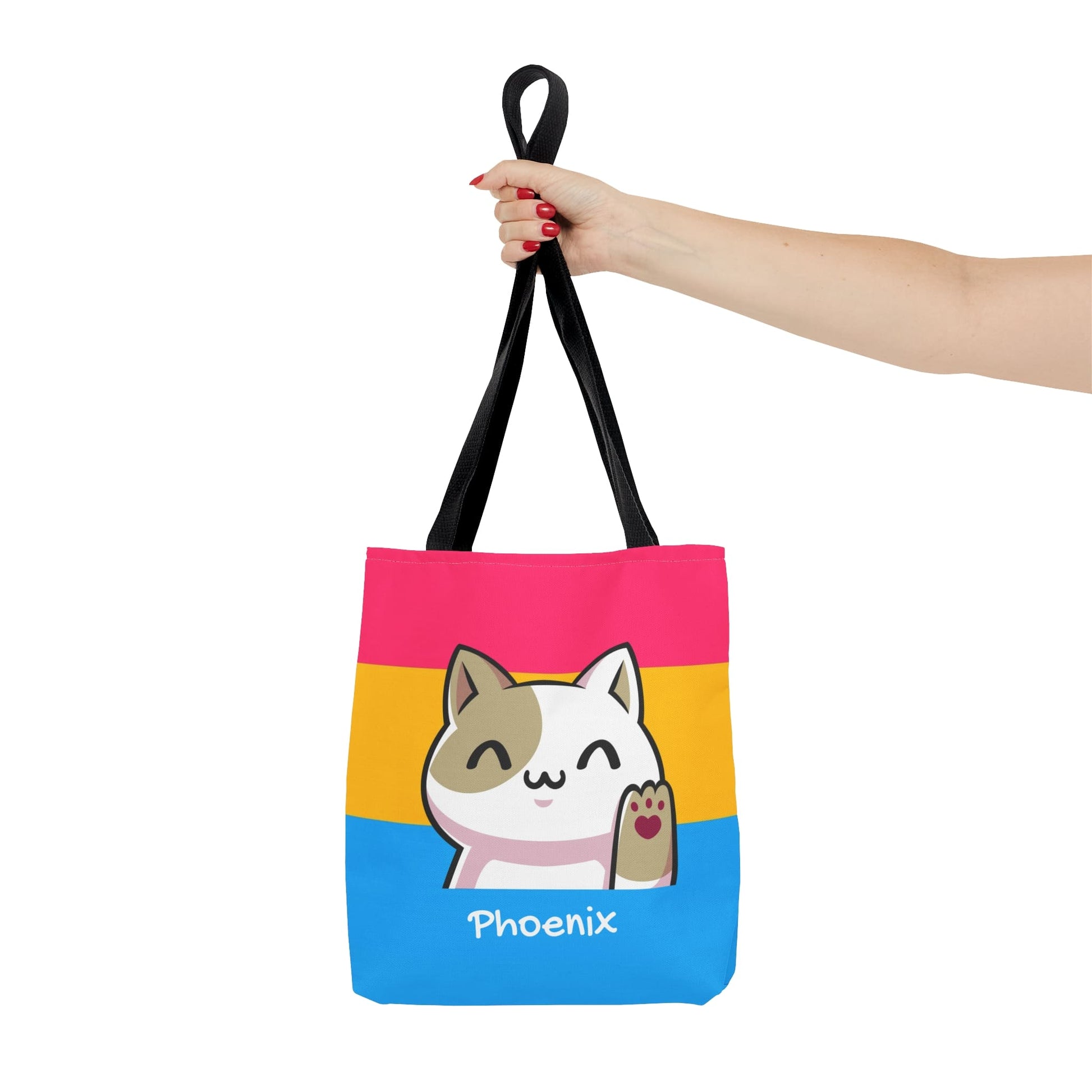 custom pansexual tote bag, small