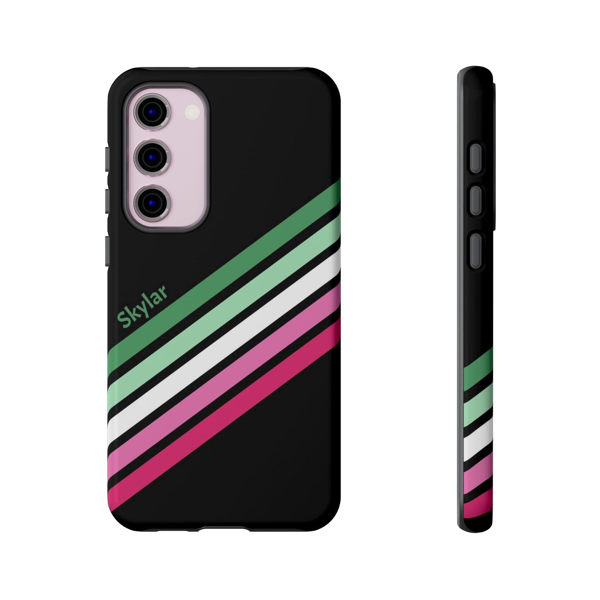 abrosexual phone case personalized, front