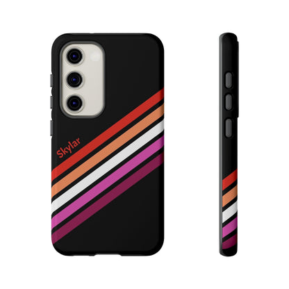 lesbian phone case personalized, front