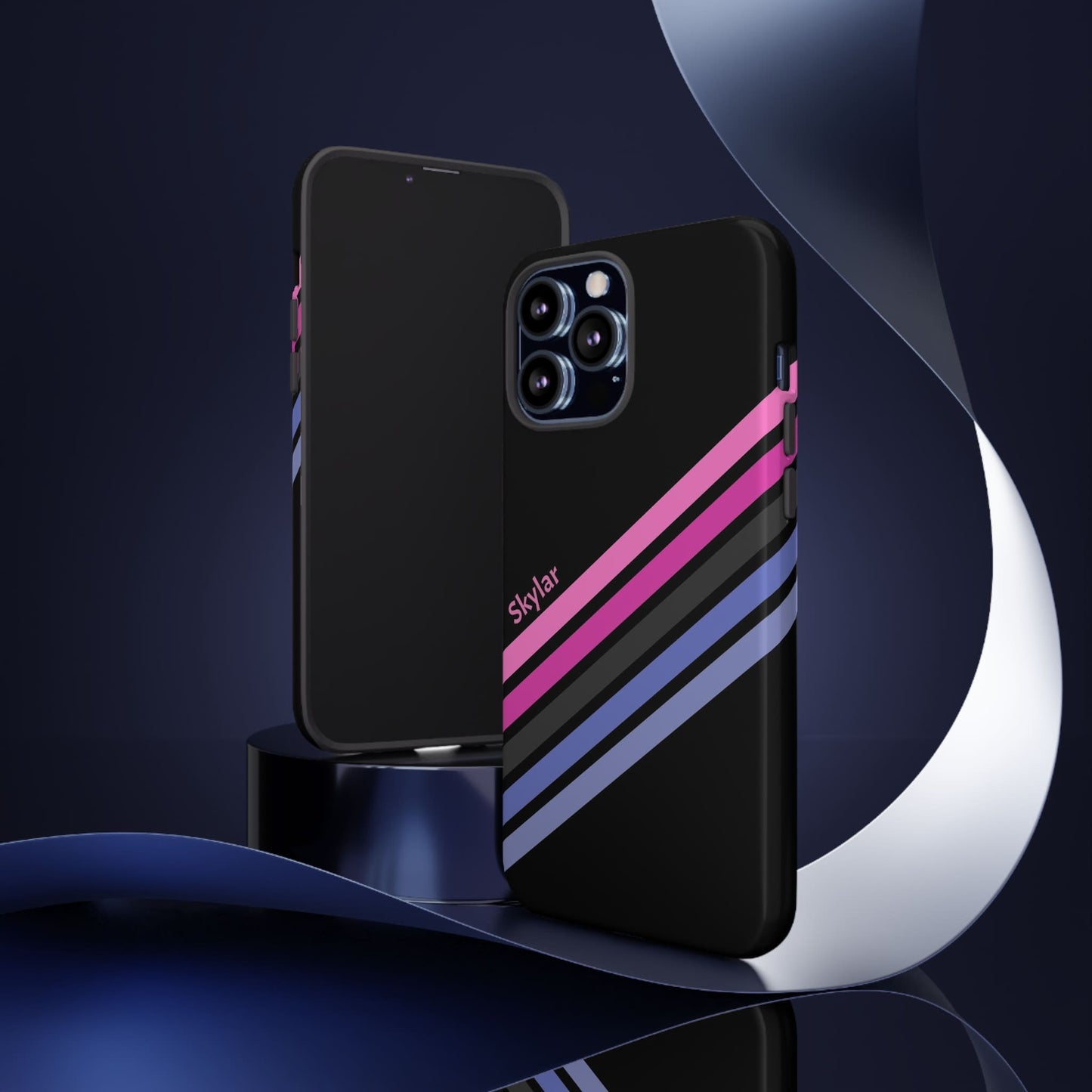 personalised omnisexual phone case, tilt