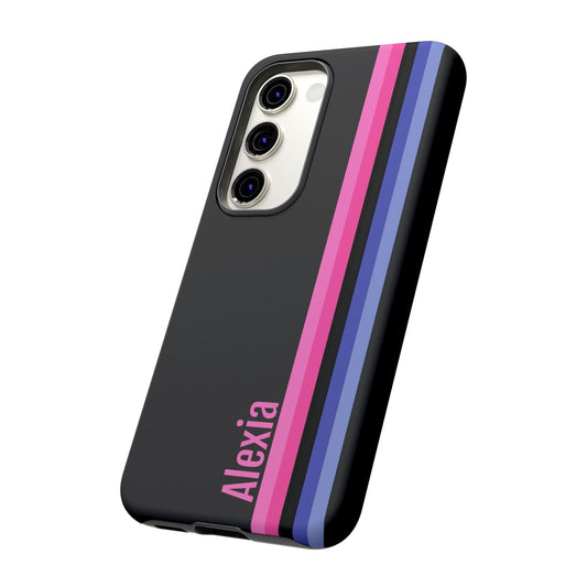 omnisexual phone case, customize with name, omni pride tough case, tilt