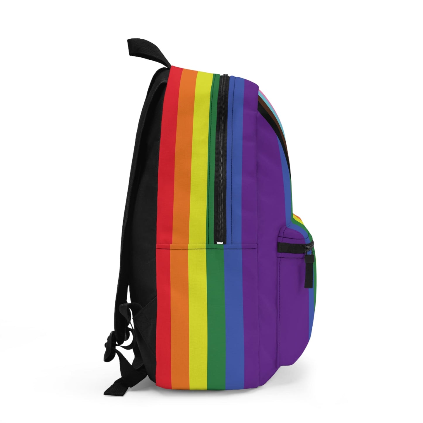 LGBTQ rainbow pride backpack right