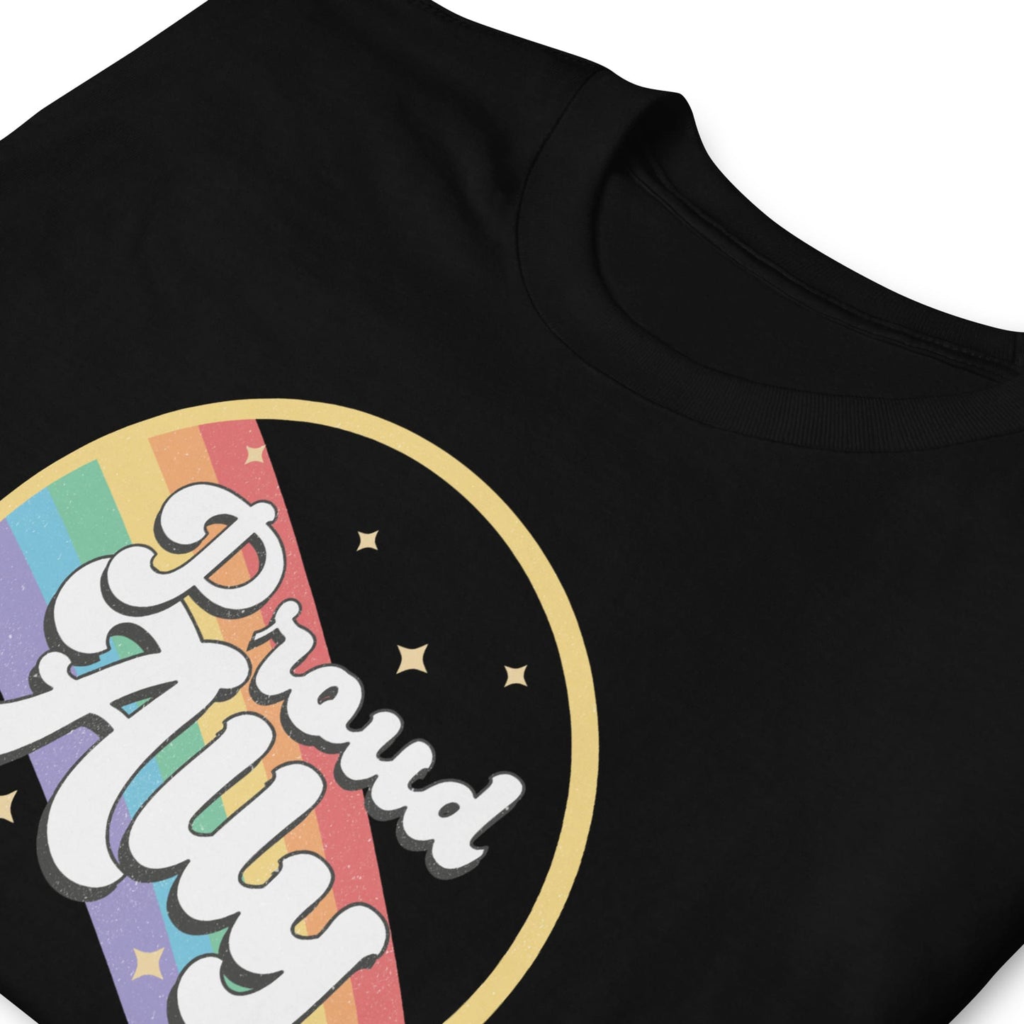 LGBT ally shirt, zoom